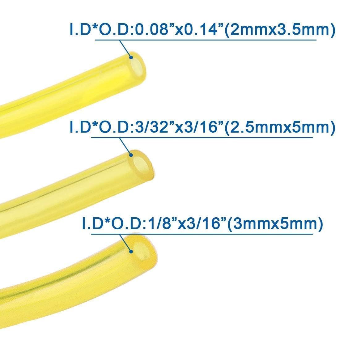 Buckbock close-up of tygon fuel hose texture and flexibility for long-lasting fuel flow