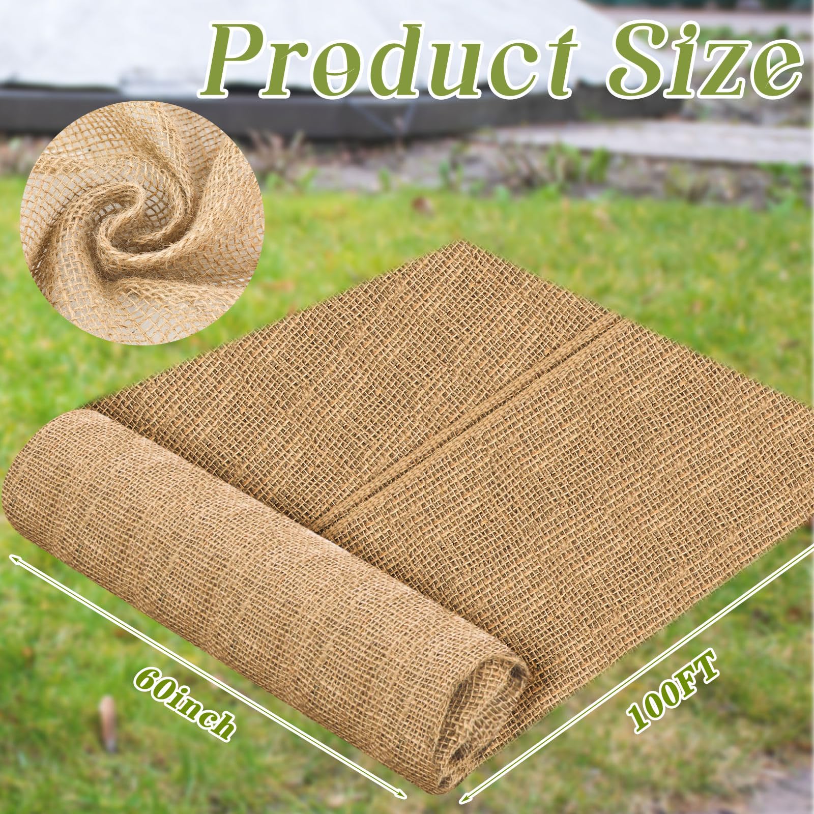 Buryeah close weave detail highlighting dense jute texture and durability
