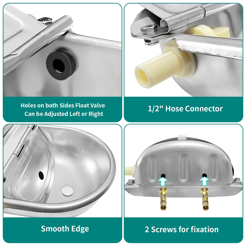 Bwhrmt stainless-steel bowl texture showing rust-proof hygienic surface