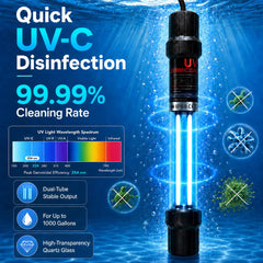 Calelin quartz tube detail showing high-transparency glass for consistent UV transmission