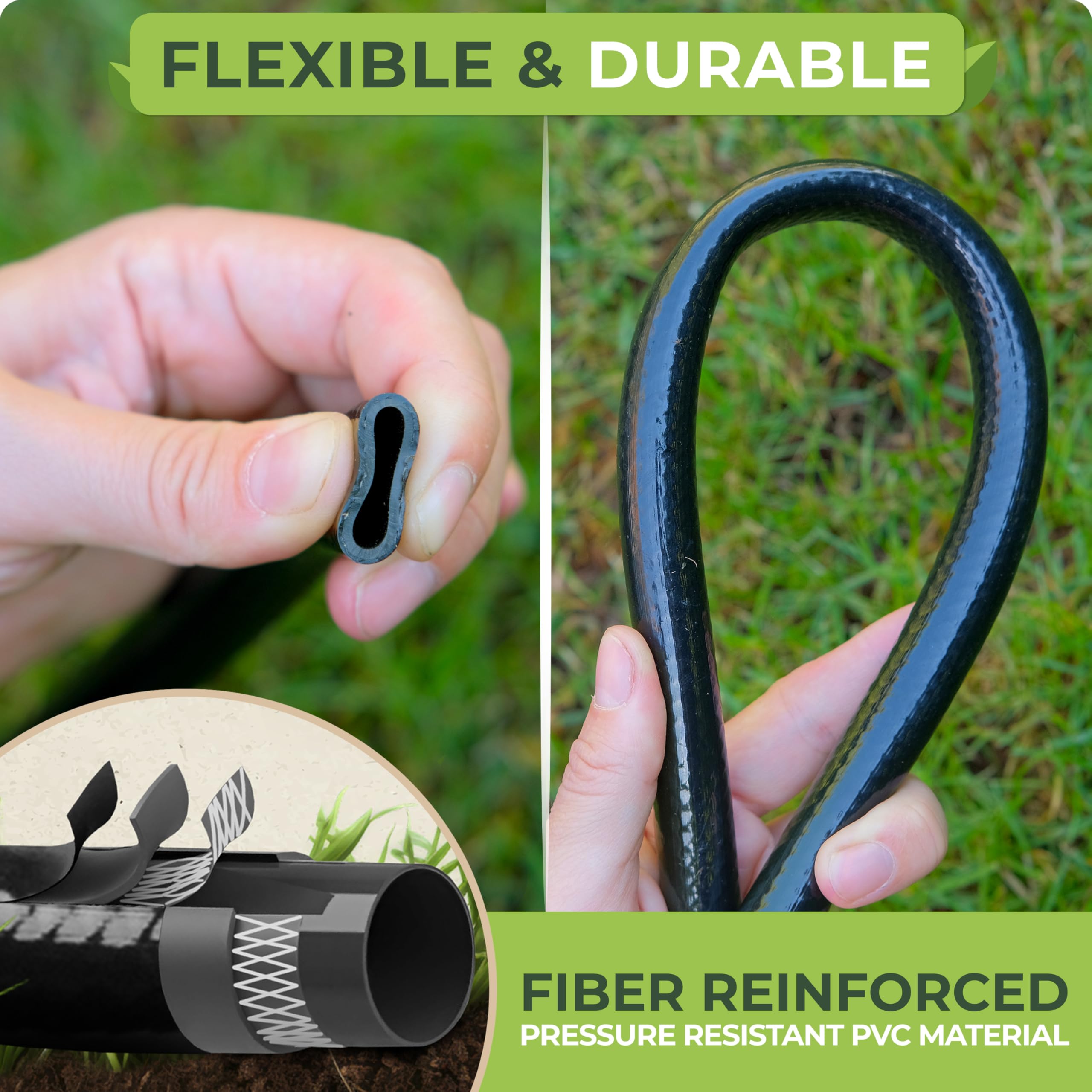 CARPATHEN tubing joined to a quick-connect fitting showing fast tool-free assembly
