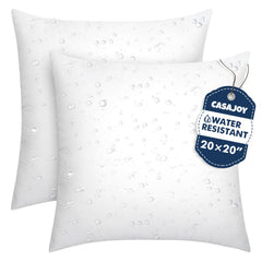 CASAJOY front packaging showing two 20x20 inserts and benefits
