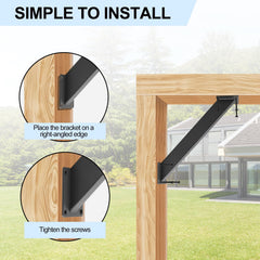 CDFYJHFDQ screw and predrilled hole detail for easy DIY fastening