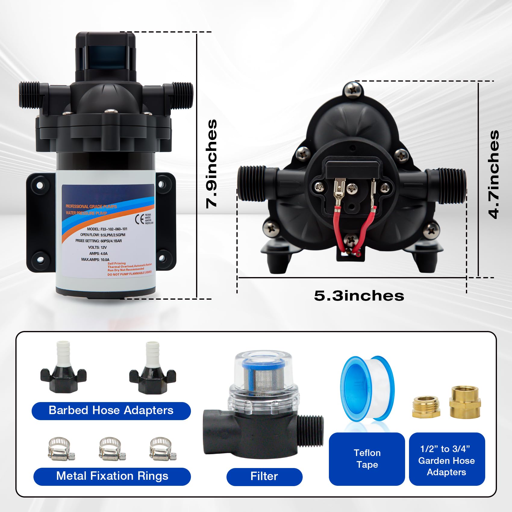 Ceelpeopar in field on RV cleaning setup showing versatile application