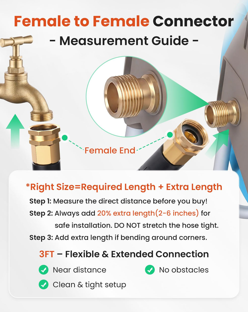Cesun brass fittings close-up highlighting leak-resistant secure connectors