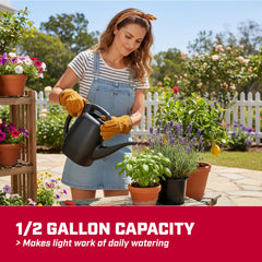 CHAPIN large top opening visible for easy sink filling and adding fertilizer