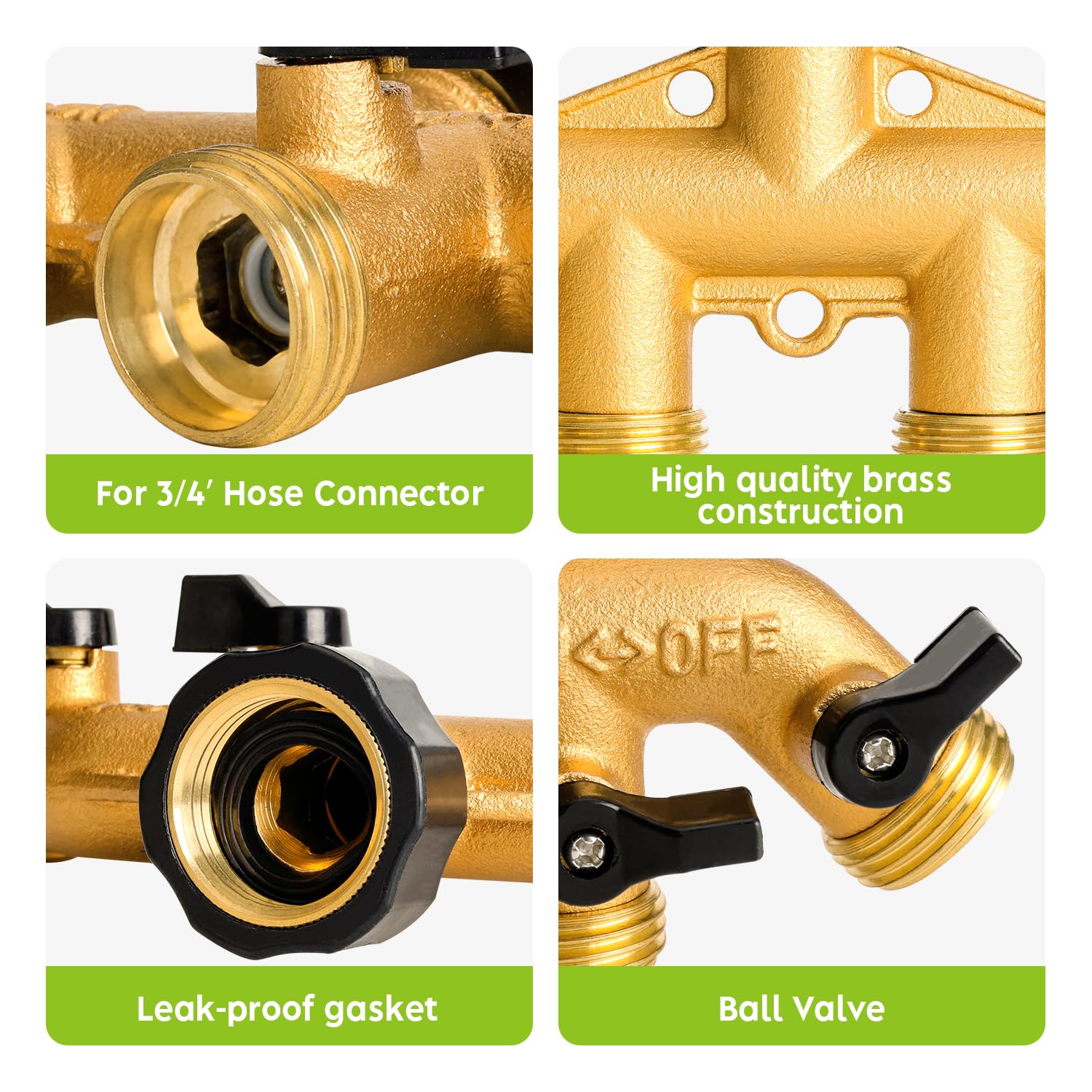 Cheerwater size comparison in hand showing compact durable brass construction for convenience