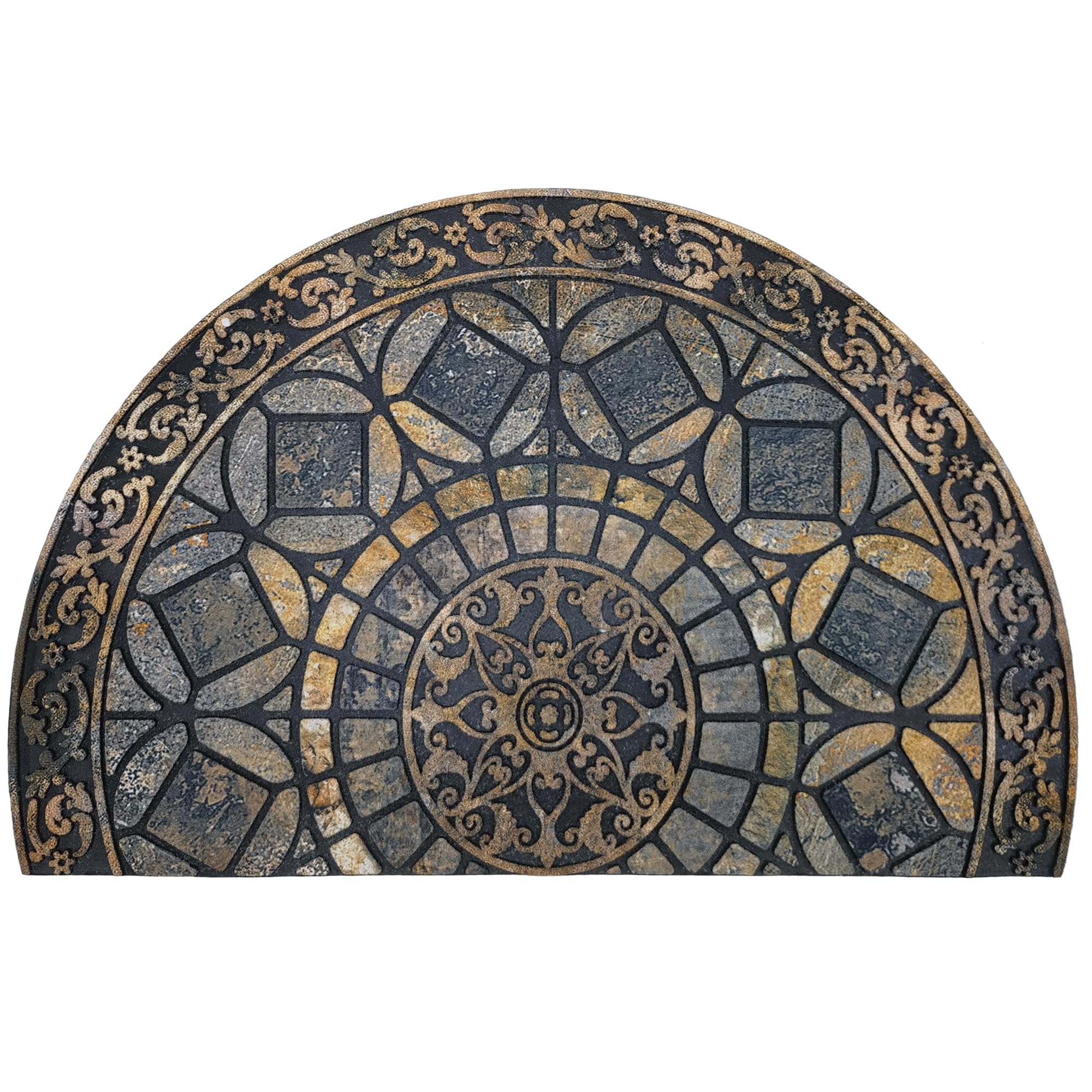 CHICHIC front view of large entrance mat showing full coverage benefit