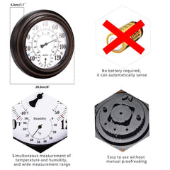 CHIVENIDO side profile steel case and glass lens for durable weather resistance