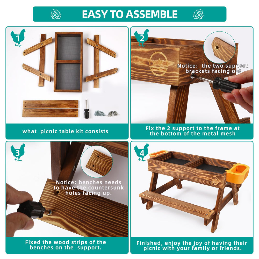 CHTSJQW kit components laid out with screwdriver for easy assembly benefit