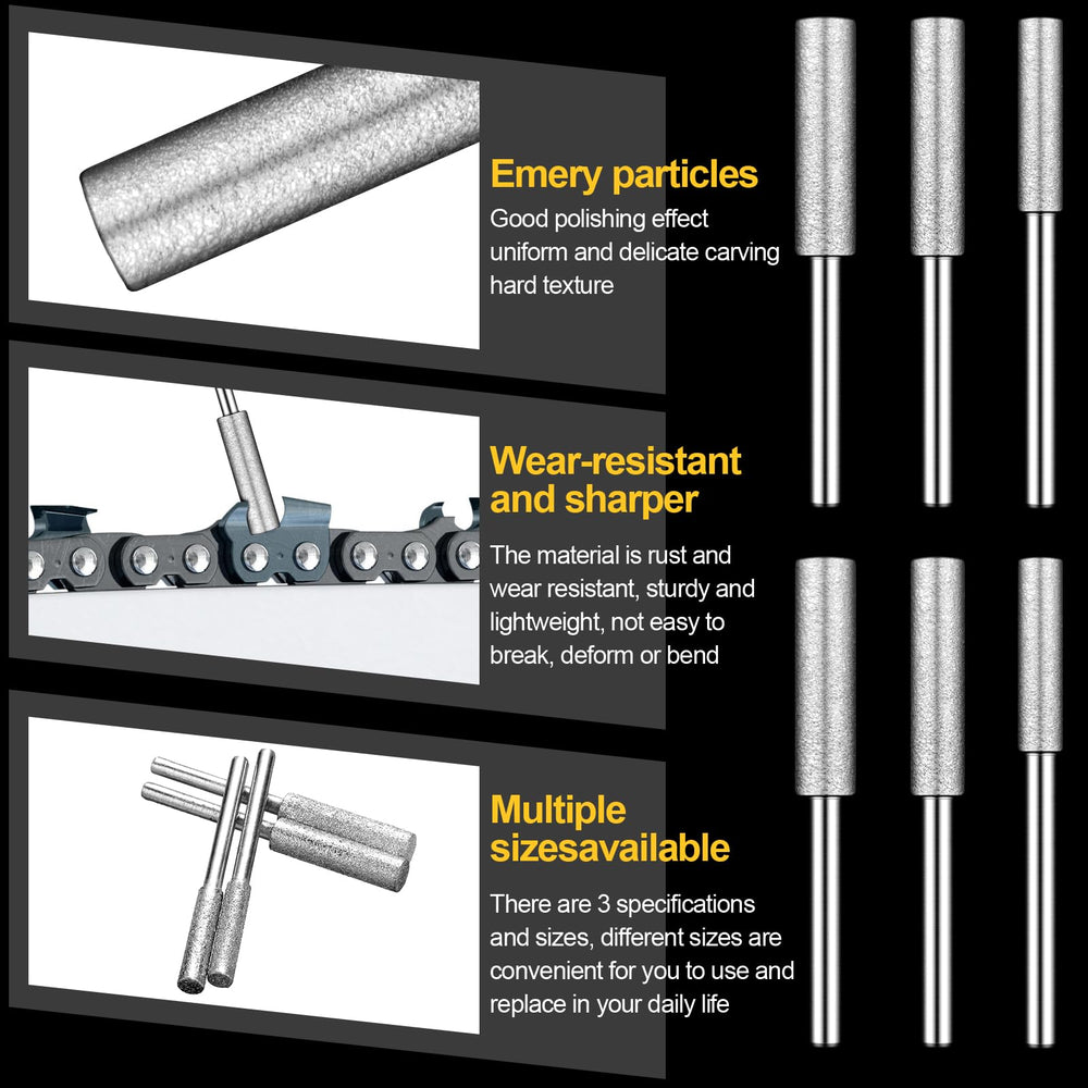 Chumia size comparison of three diameters to match different sharpener wheels