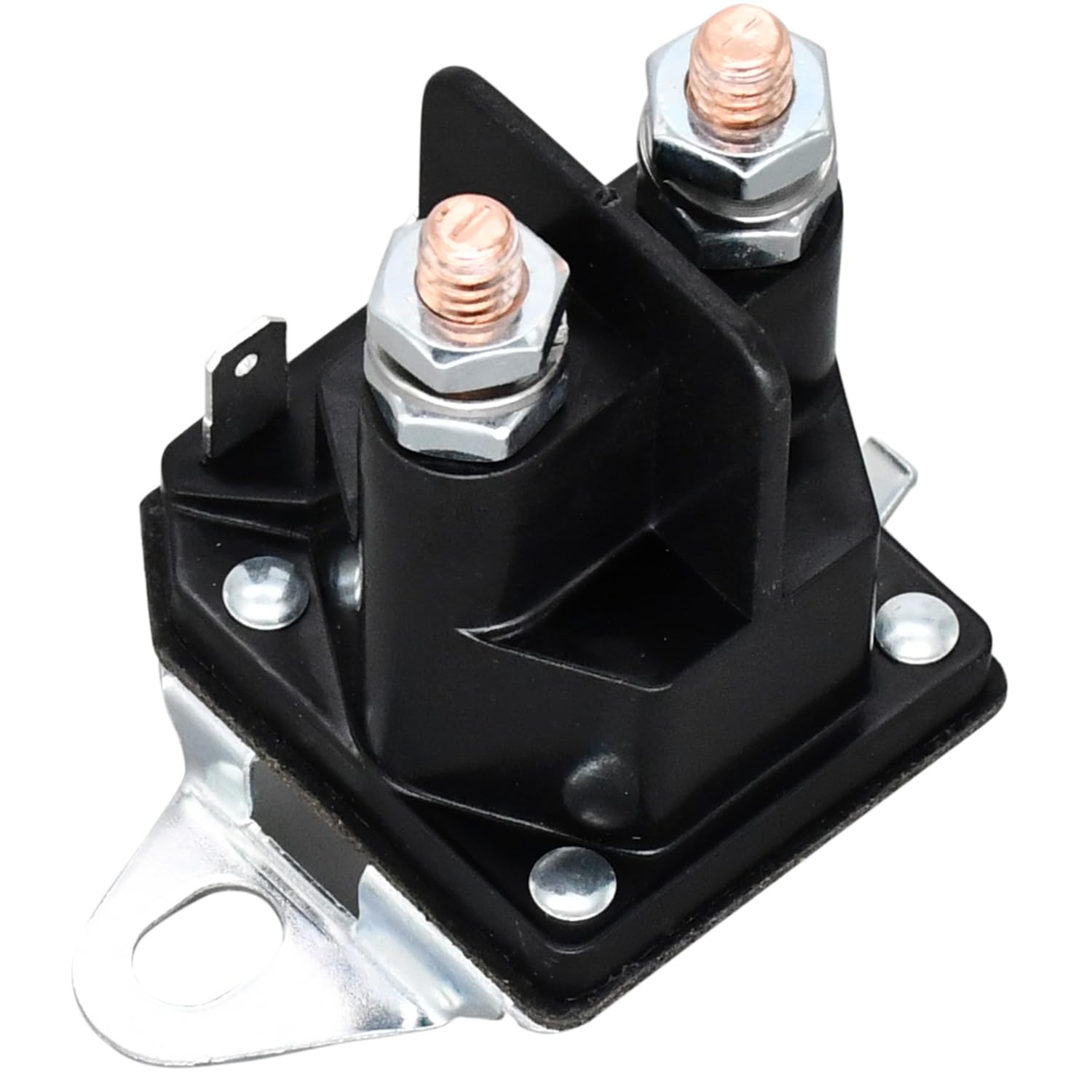 Chuuparts solenoid installed on mower demonstrating restored starting