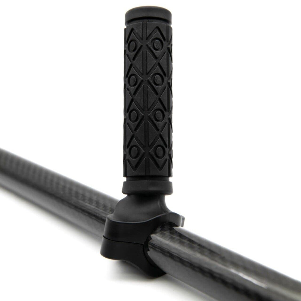 CKG handle size comparison beside ruler to confirm 4.5 inch length