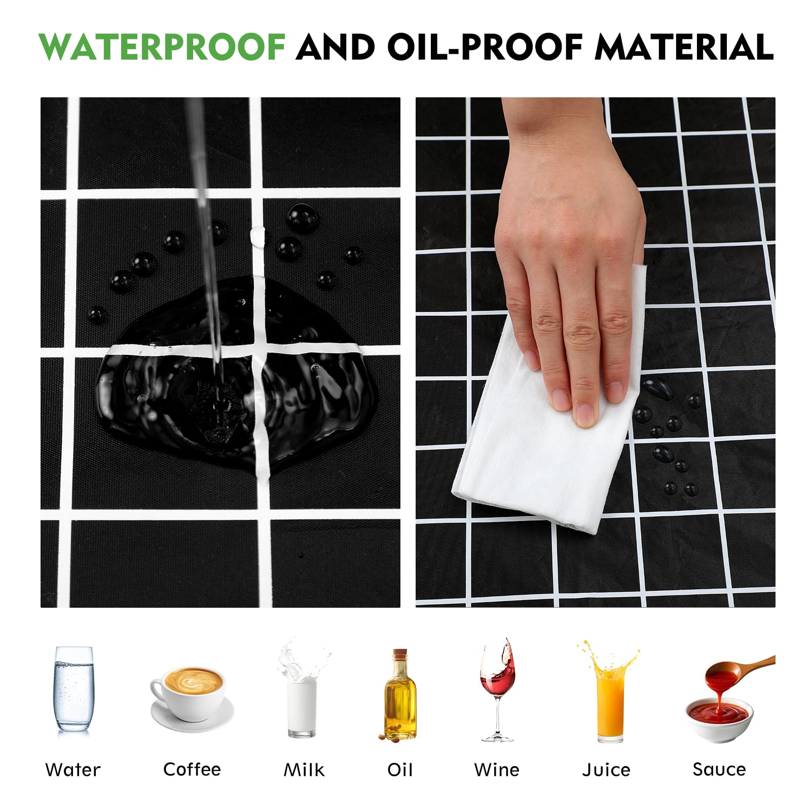Clothclose folded covers in drawstring bag showing portability benefit