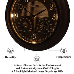 CLXEAST illuminated backlight on at dusk enhancing visibility outdoors