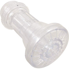 Custom Molded Products front view of clear three-tier fountain with layered water benefit