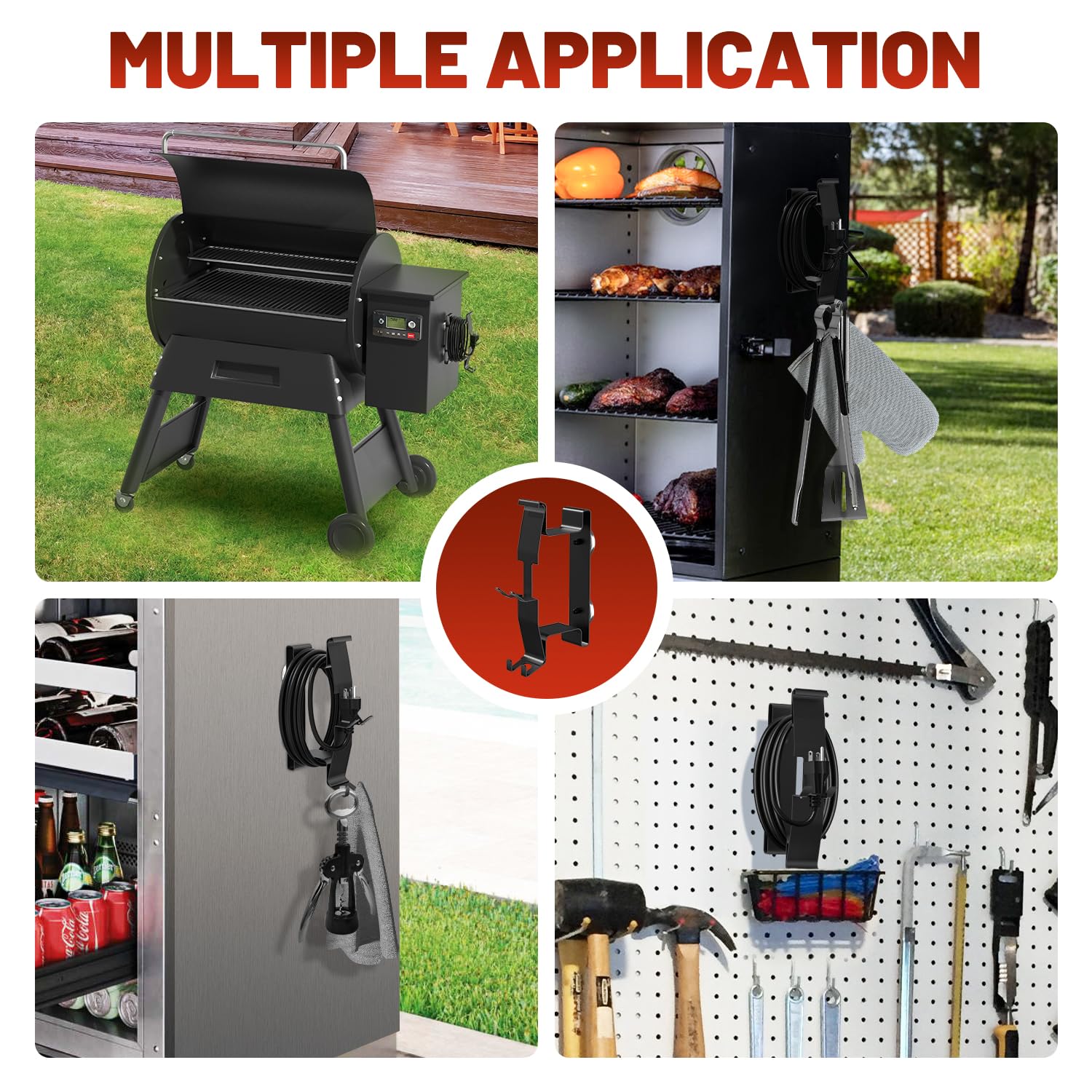 Coinicxcel in a workshop hanging tools and cords illustrating multipurpose organization