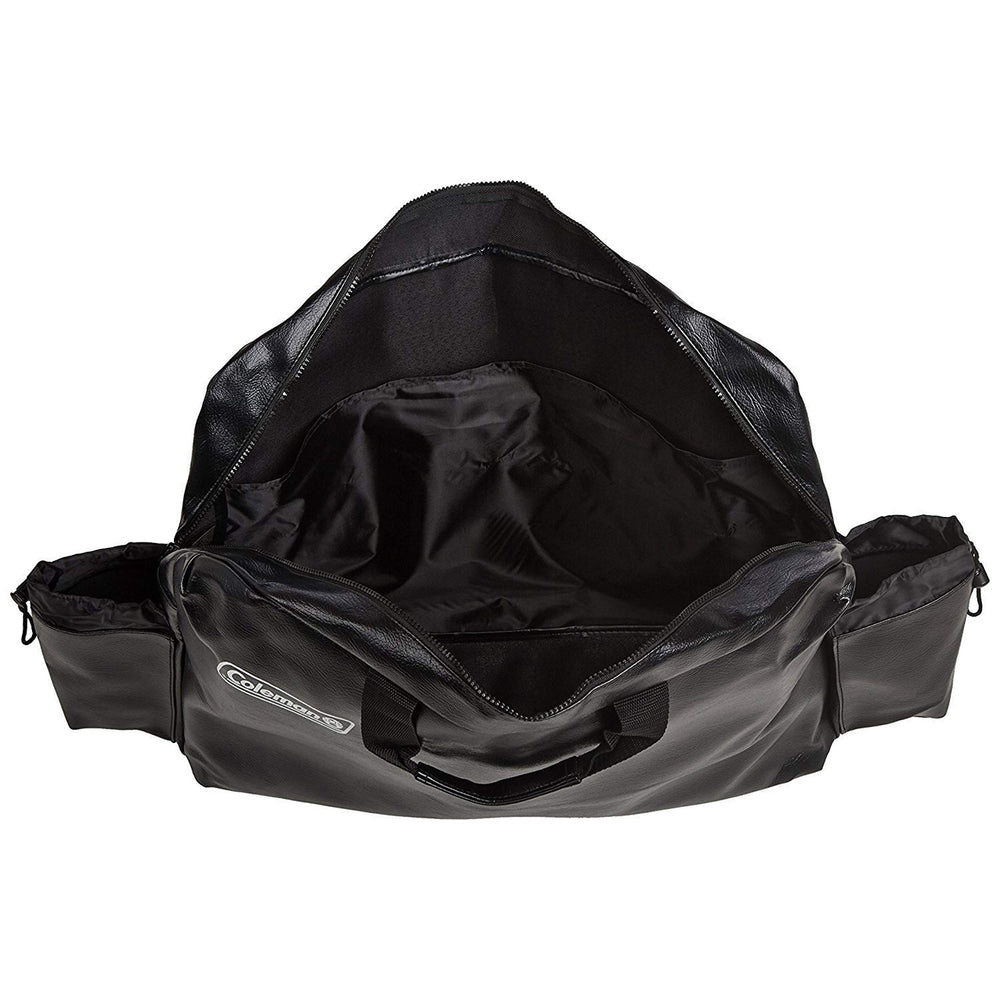 Coleman close-up of PVC-coated polyester texture, provides water resistance