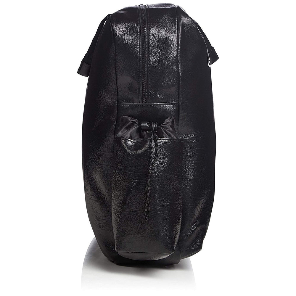 Coleman detail of two drawstring propane pouches, stores spare fuel safely