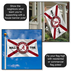 College Flags & Banners Co. metal grommet detail for secure mounting benefit