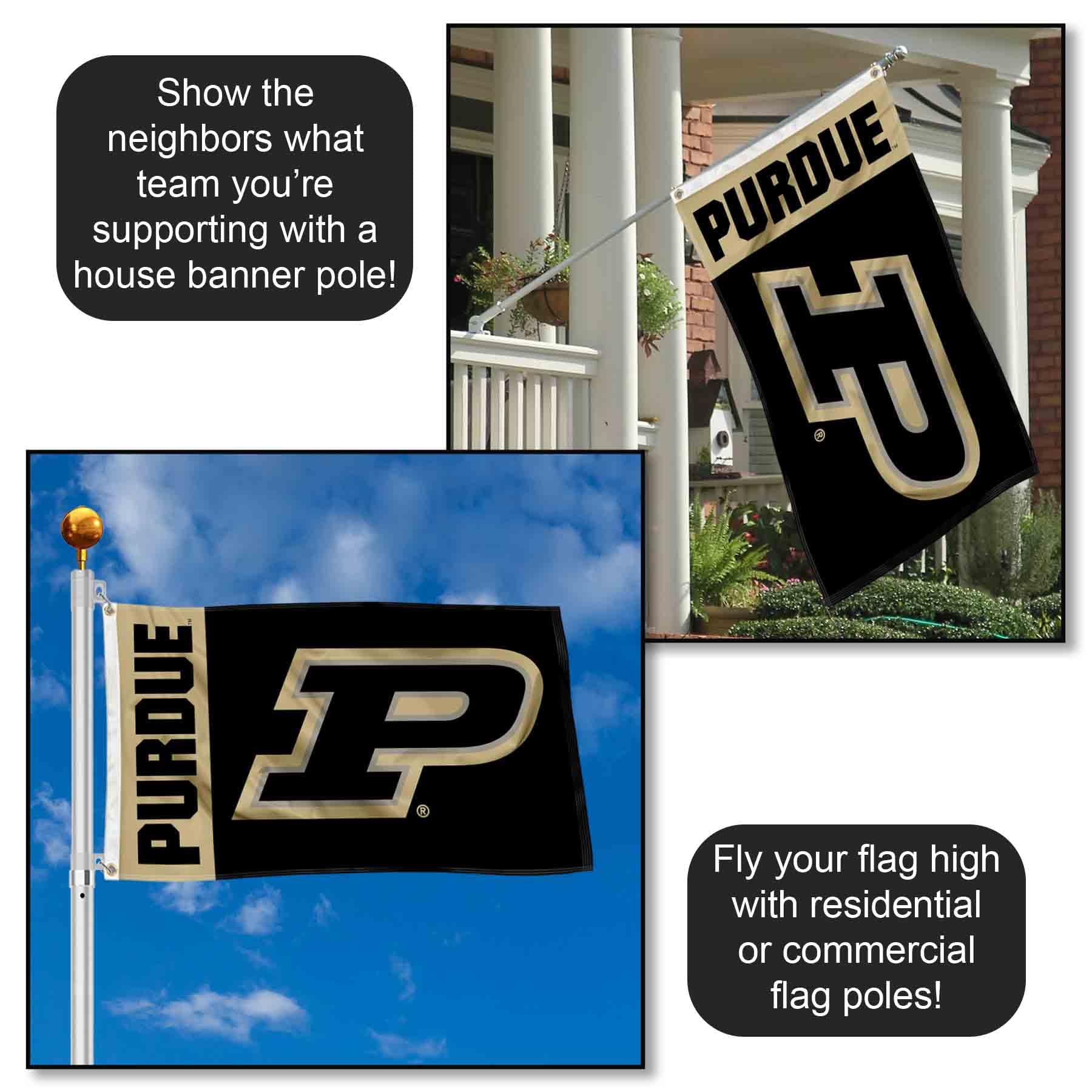 College Flags & Banners Co. metal grommet detail for secure and easy pole attachment