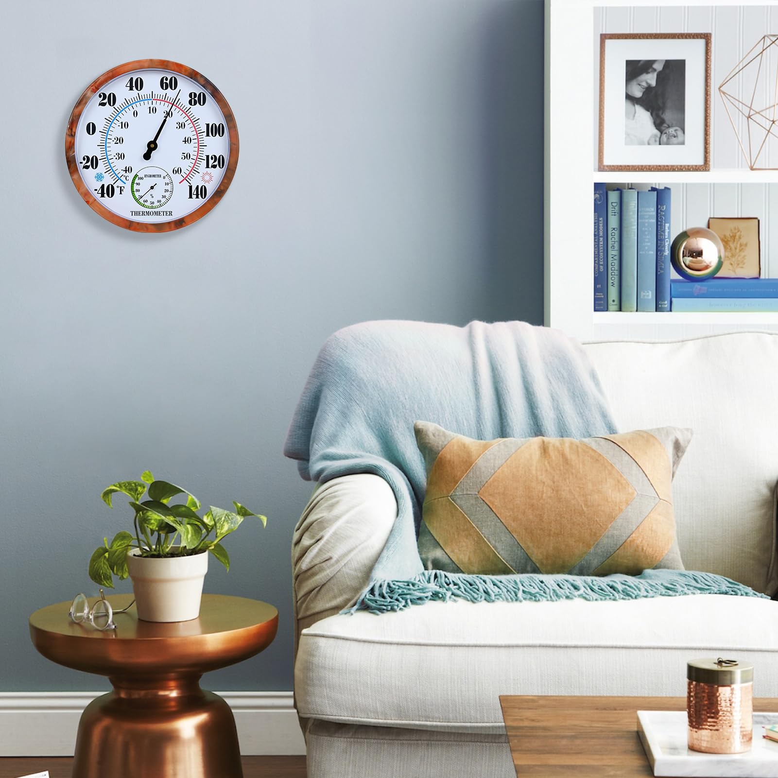conglow close-up dial detail highlighting bold numbers and color comfort zones for quick checks