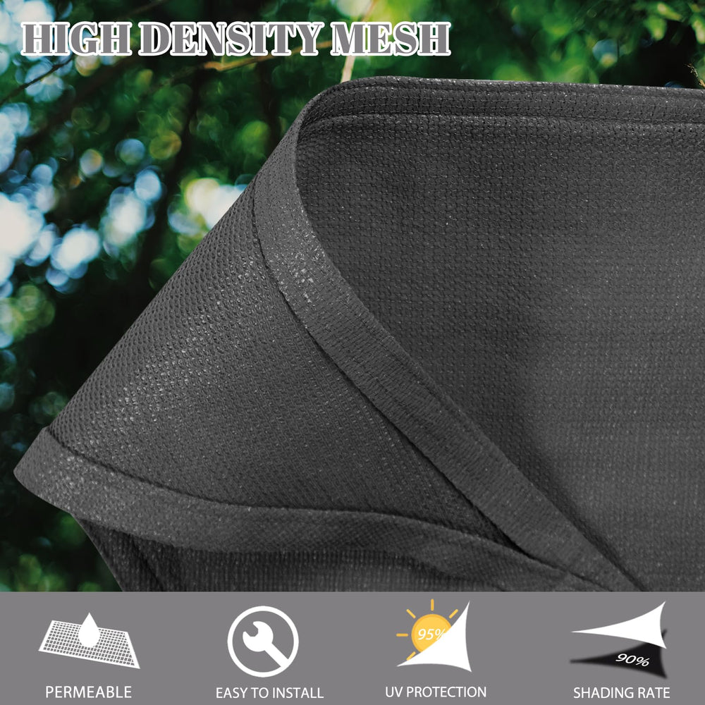 Cool Area close-up of HDPE fabric texture highlighting UV-resistant weave