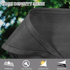Cool Area close-up of HDPE fabric texture highlighting UV-resistant weave