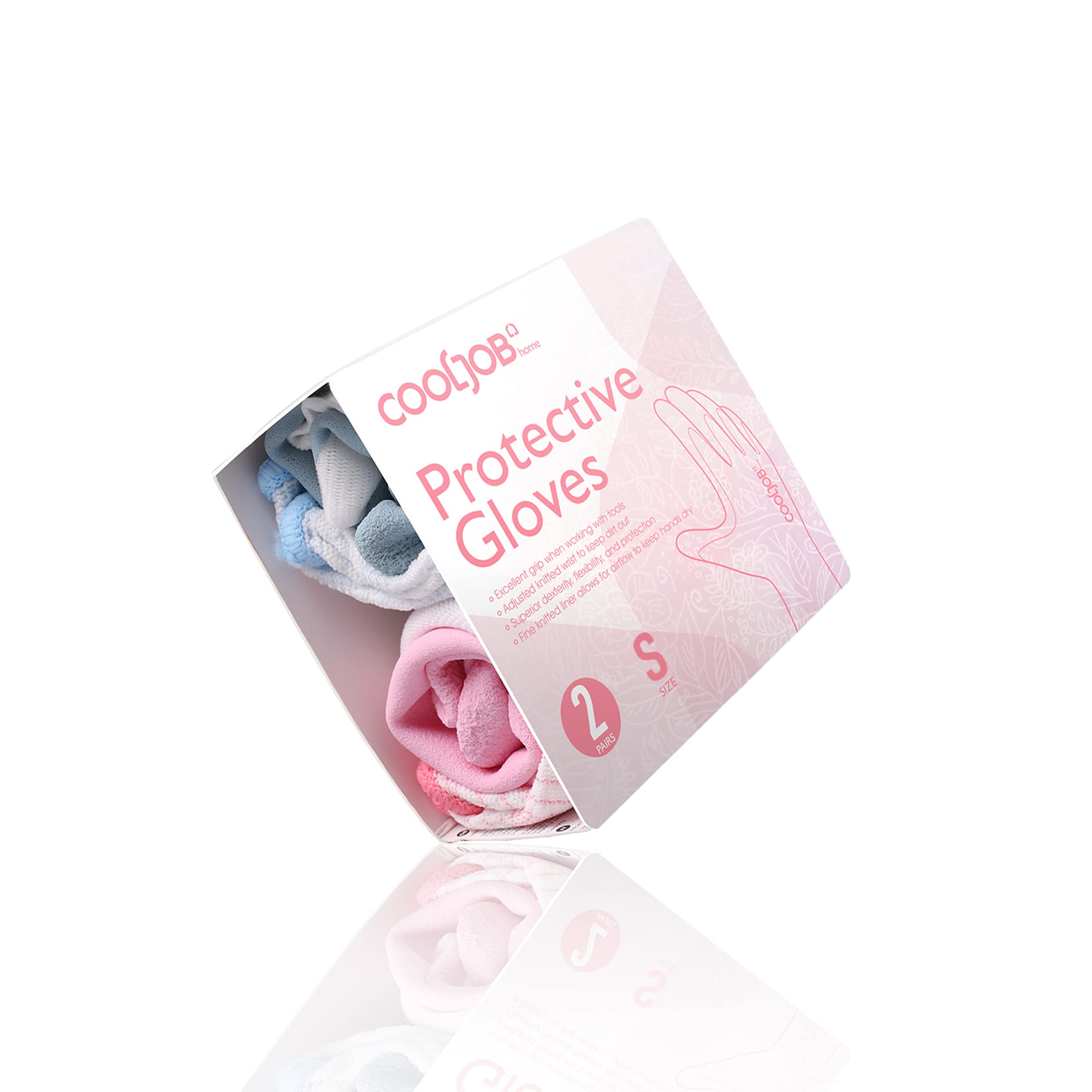 COOLJOB gloves worn while planting seedlings, improved control and comfort