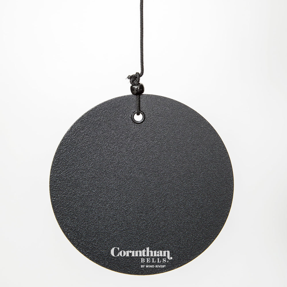 Corinthian Bells label and box displaying made in USA craftsmanship benefit: handcrafted reliability