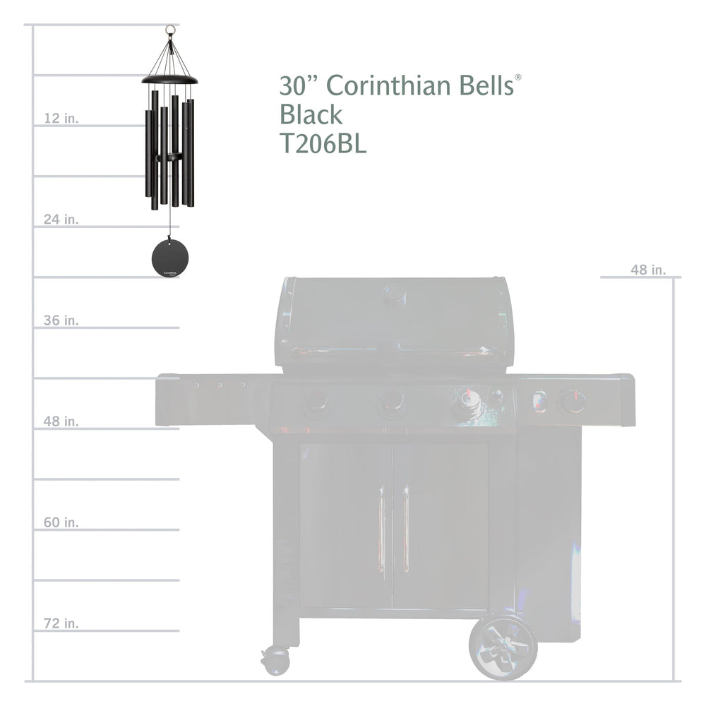 Corinthian Bells in a garden setting showing decor integration benefit: complements landscaping