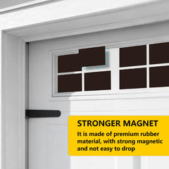 CORNERIA panels installed on metal garage door improving curb appeal immediately