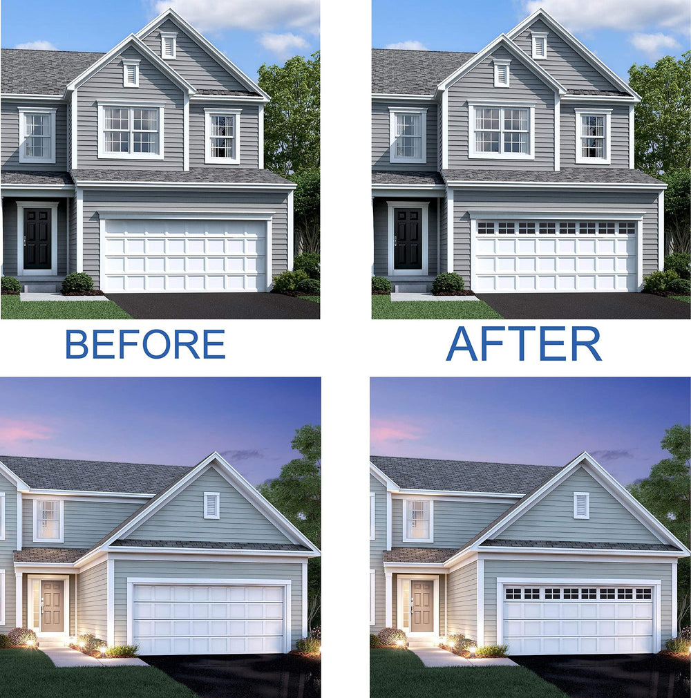 CORNERIA finished garage with panels enhancing exterior appearance