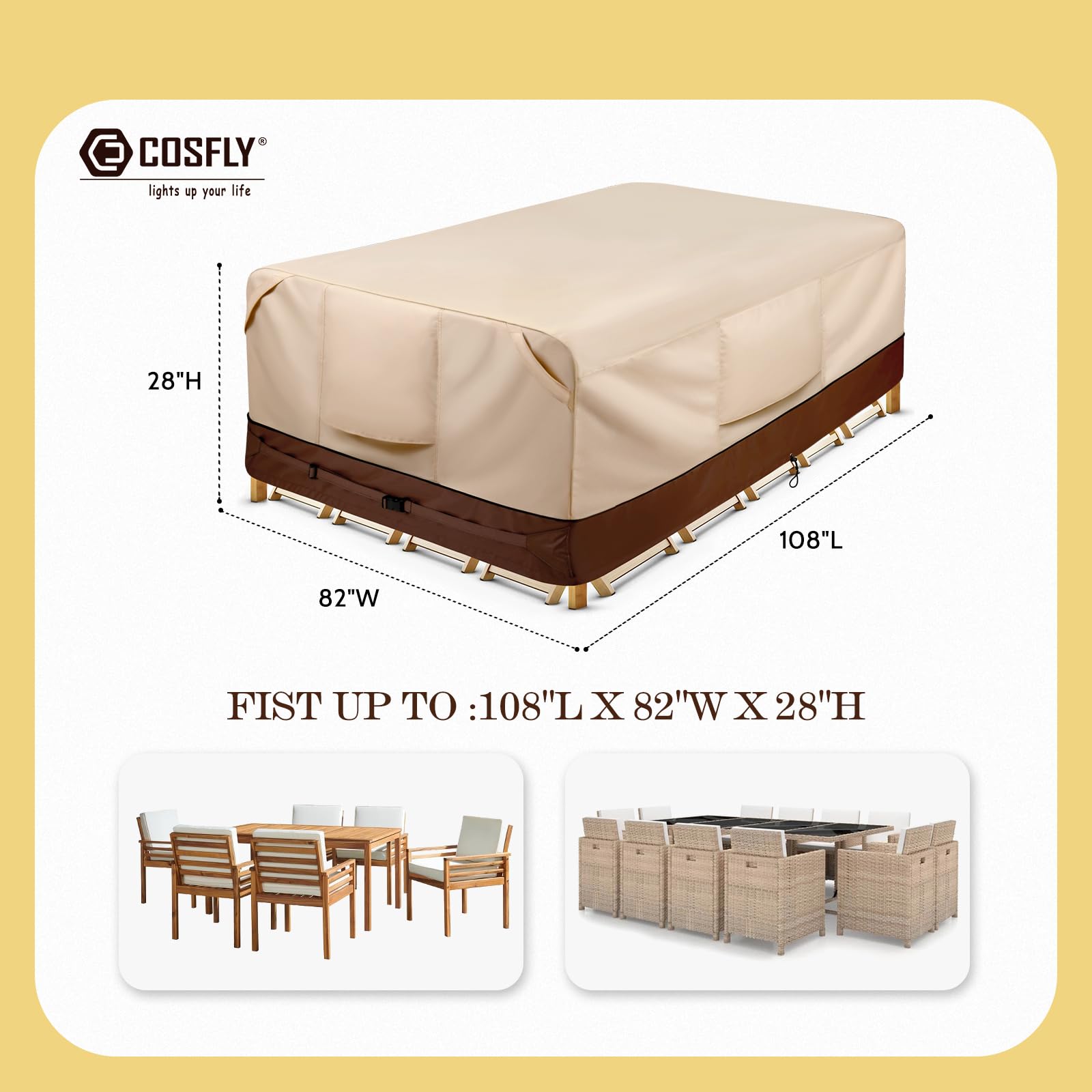 COSFLY close-up 600D Oxford fabric showing texture and durable water resistance