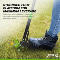 COSPARX 4-claw head closeup showing secure root grip benefit