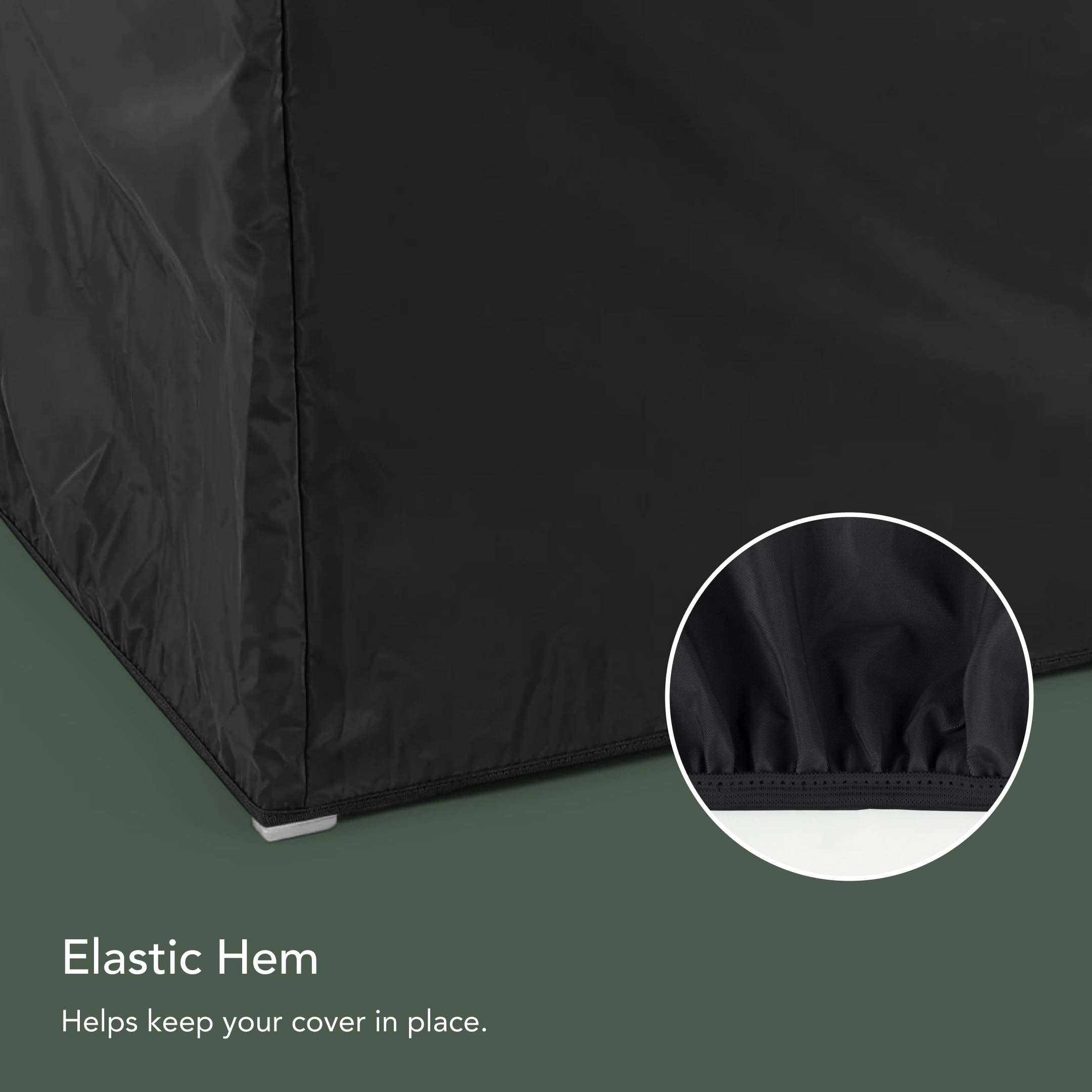 Covermates size comparison with chair measurement showing proper fit benefit