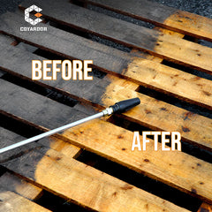 coyardor tip set layout with five quick-connect tips for versatile cleaning