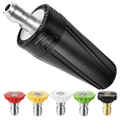 coyardor turbo nozzle front view showing durable construction and easy connect