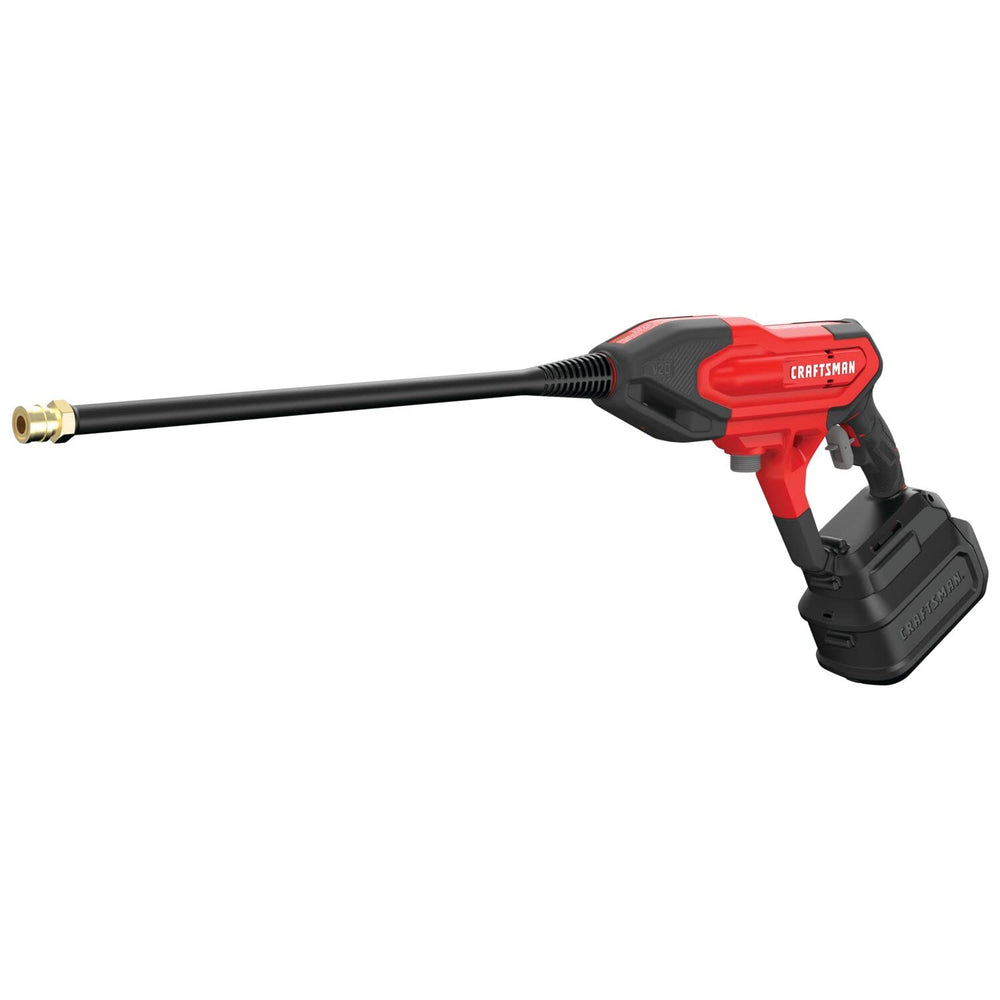 CRAFTSMAN CMCPW350B front view showing compact portable cleaner and handle for easy transport
