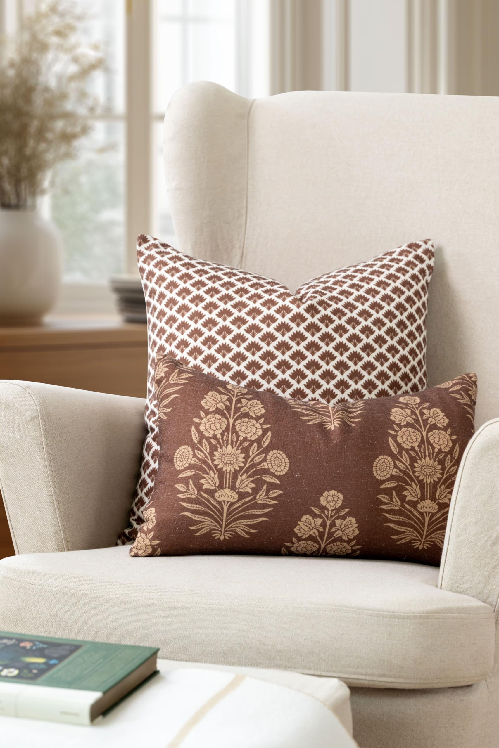 Crumbs Home close-up of linen blend texture highlighting durable weave