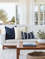 Crumbs Home reverse solid navy view offering a sleek, versatile look