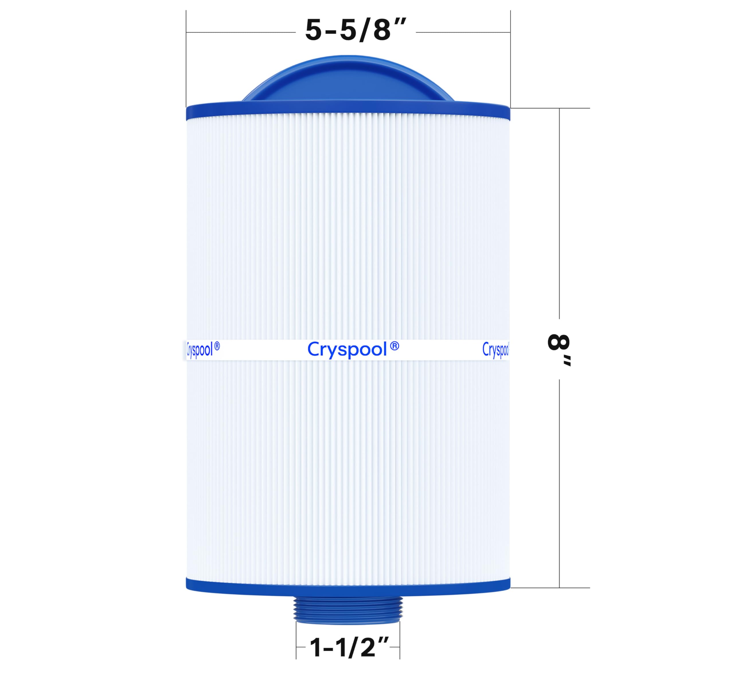 Cryspool pleat closeup highlighting trilobal fibers for deeper particulate capture