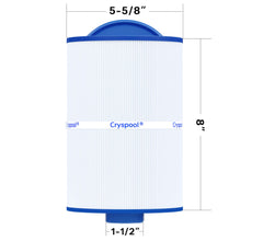Cryspool pleat closeup highlighting trilobal fibers for deeper particulate capture