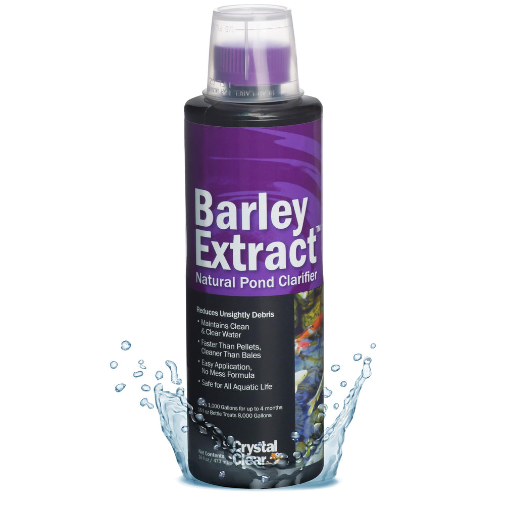 CrystalClear front label of 32 oz bottle showing product benefits