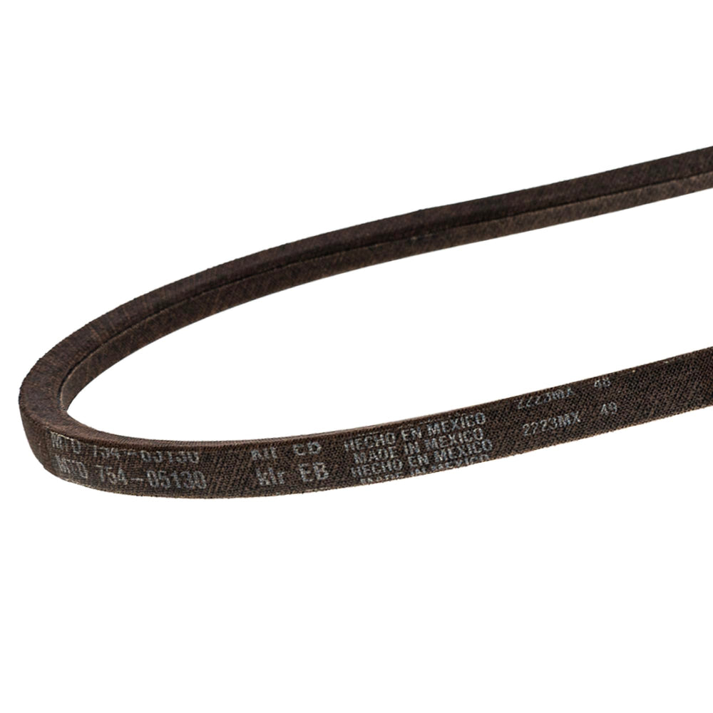 CUB CADET belt size comparison with ruler showing correct length and fitment reference