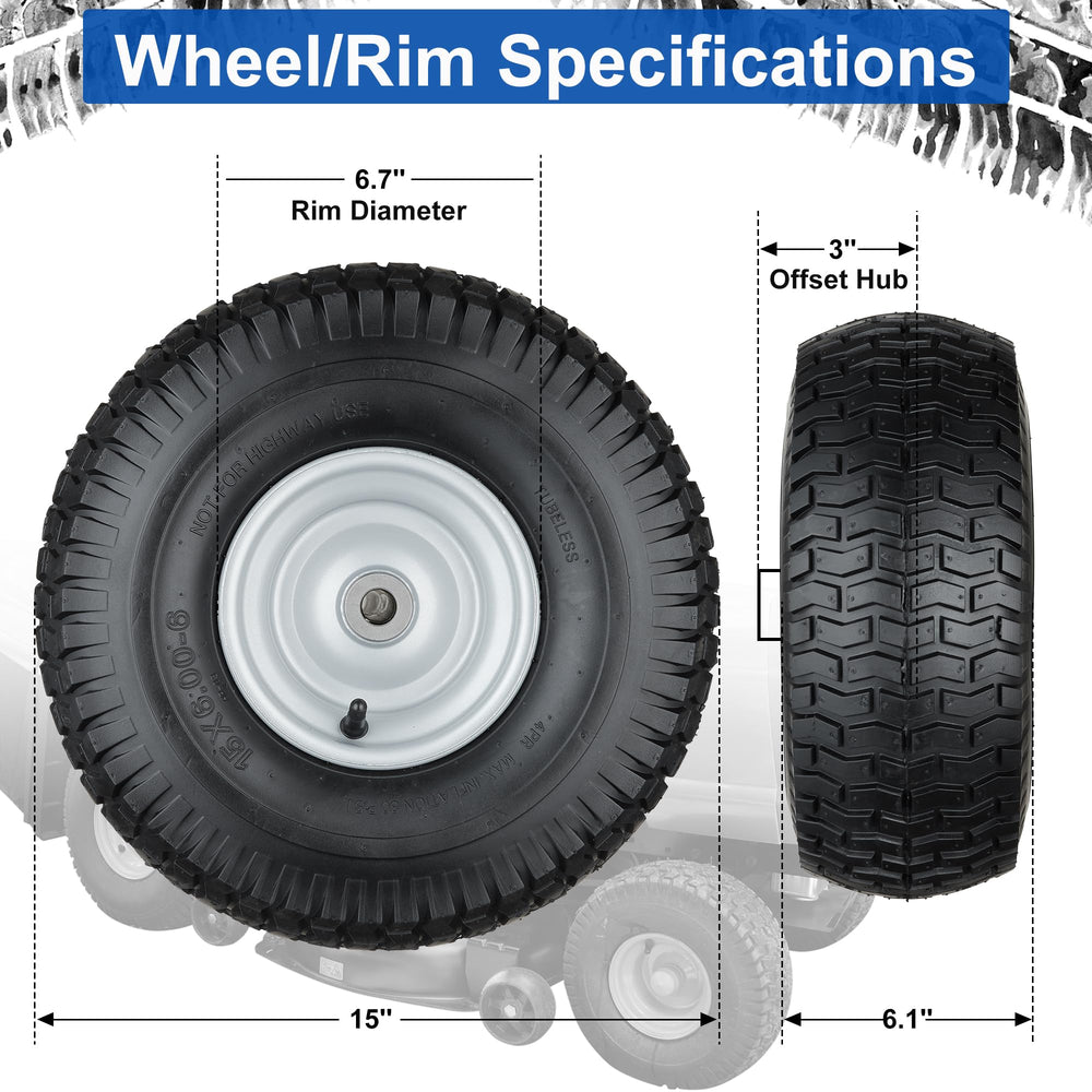 Cubesprings wheel side profile on lawn demonstrating smooth turf contact