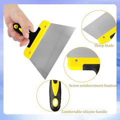 Cunguv close-up of high-carbon steel blade edge removing hardened droppings, durable performance
