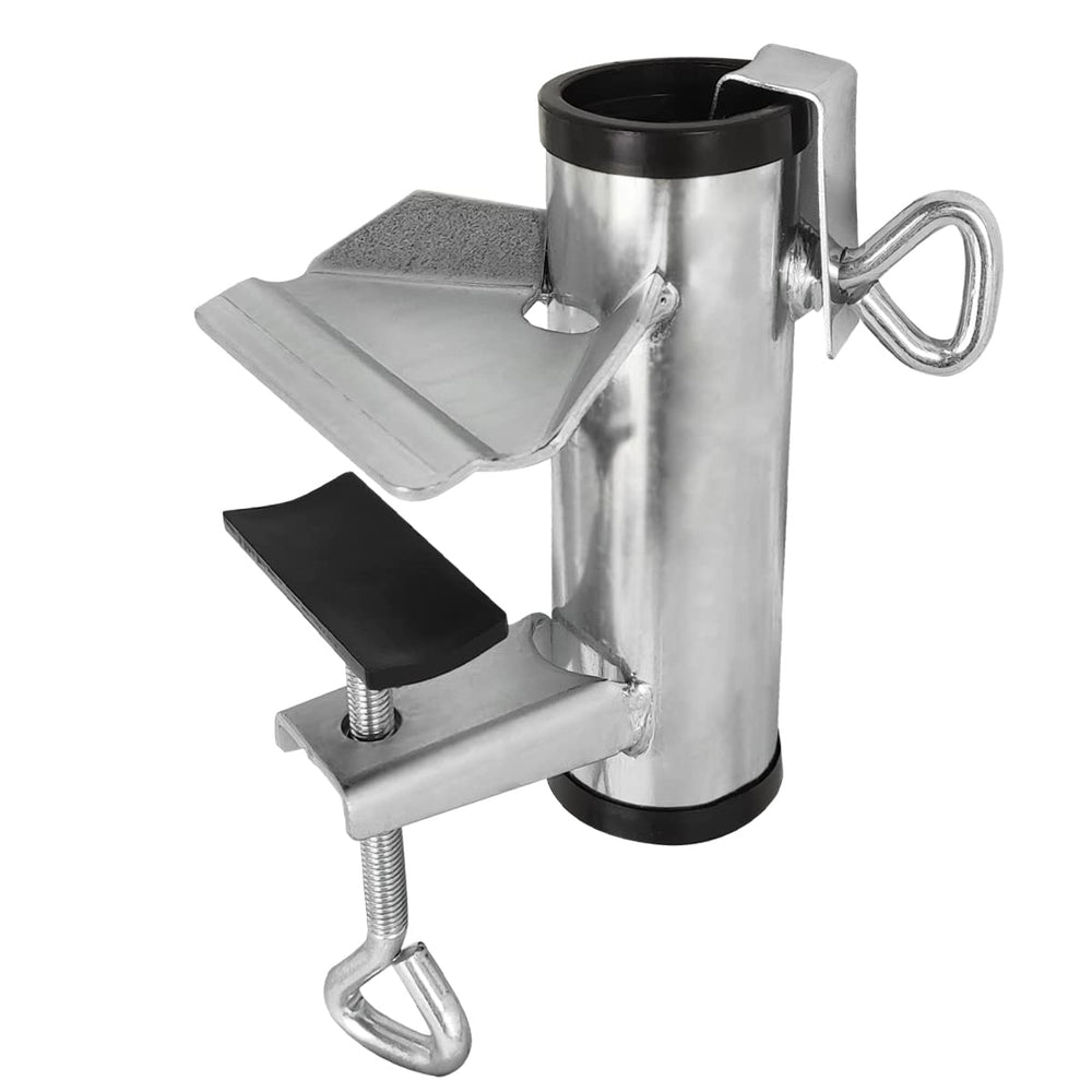 Cunguv clamp front view showing solid construction and secure hold benefit