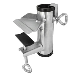 Cunguv clamp front view showing solid construction and secure hold benefit