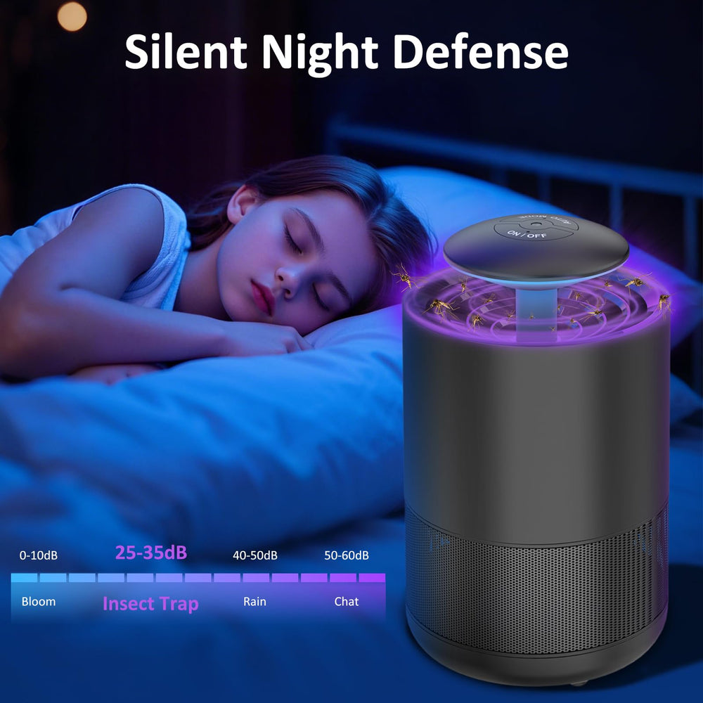 CXRUY placed on a nightstand in bedroom demonstrating silent nightly use